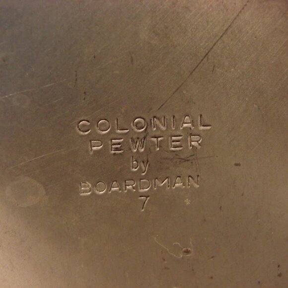 Vintage Pewter Trophy 1963 Colonial Pewter Boardman Royal Cdn Yacht Club Boat - Picture 9 of 11